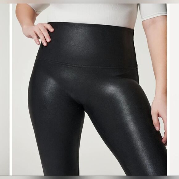 Spanx Faux Leather LeggingsSize M - Picture 5 of 14